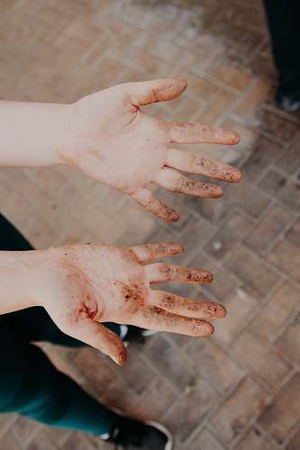 neonbrand digital marketing person showing both hands with dirt las vegas